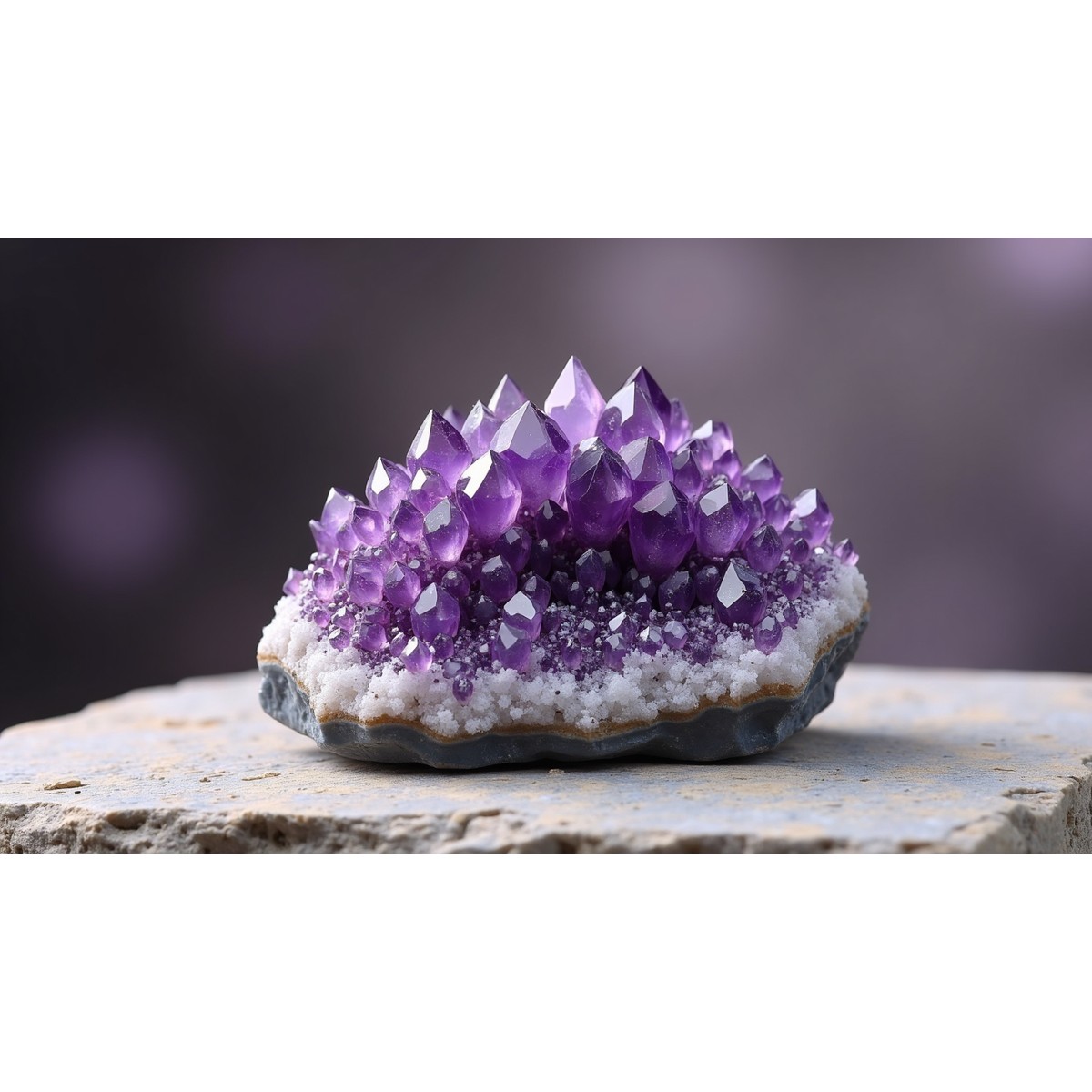 Mini géode d’améthyste